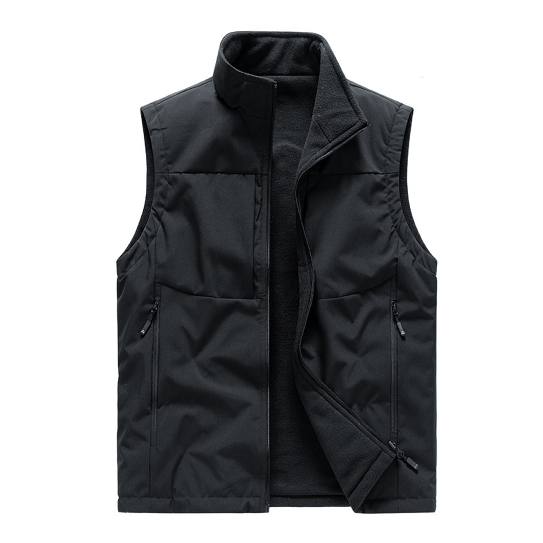 Full Zip Polar Fleece Vest 4