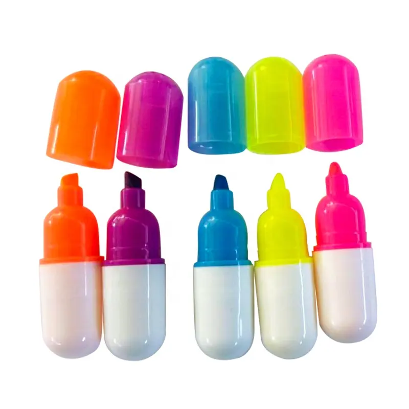 Mini Medicine Pill Shape Highlighter 3