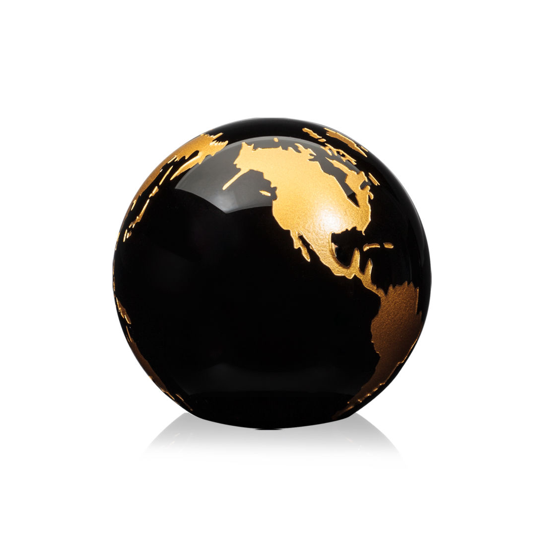 Globe Paperweight - Black 14