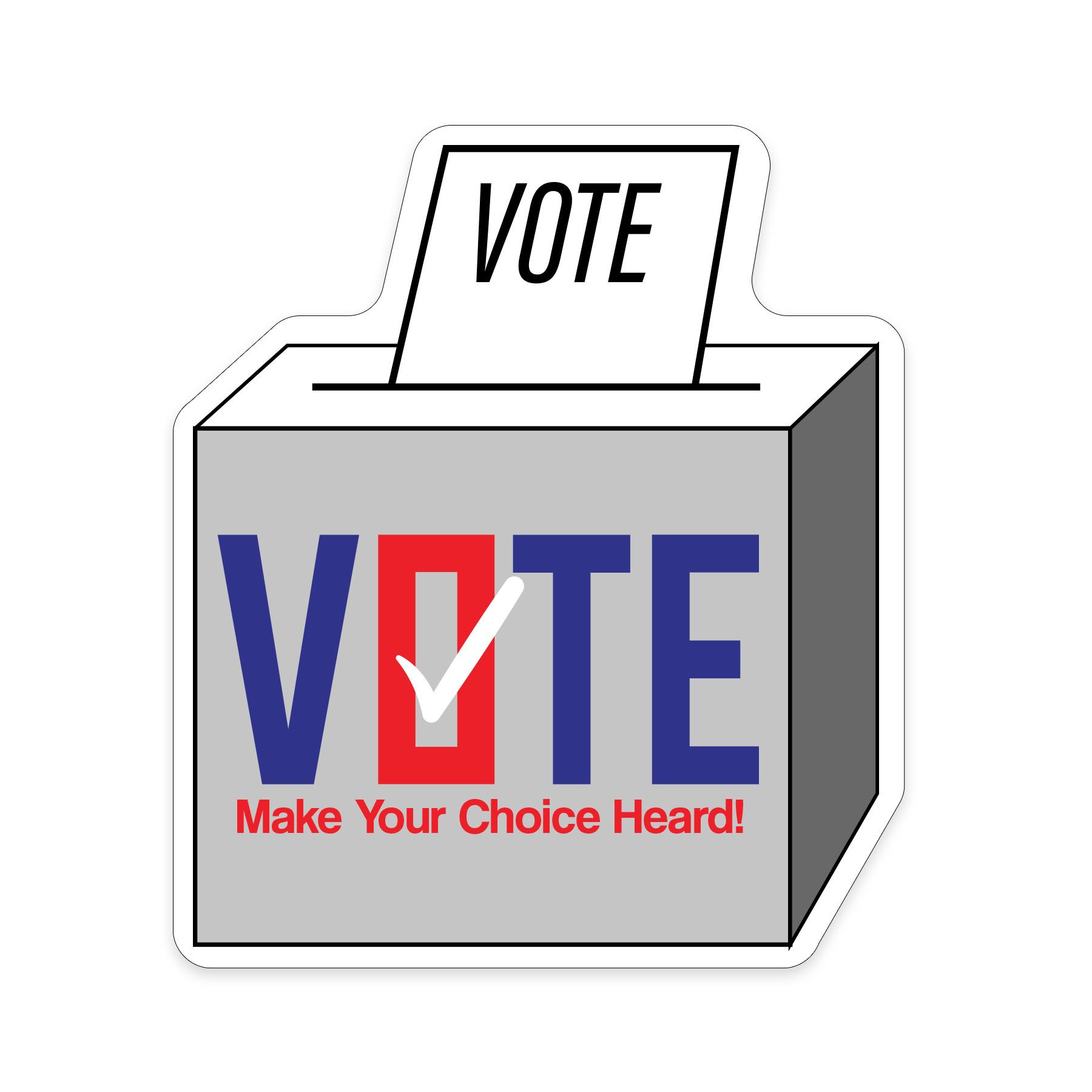 Vote Shaped NoteKeeper™ Magnet 20 Mil 2