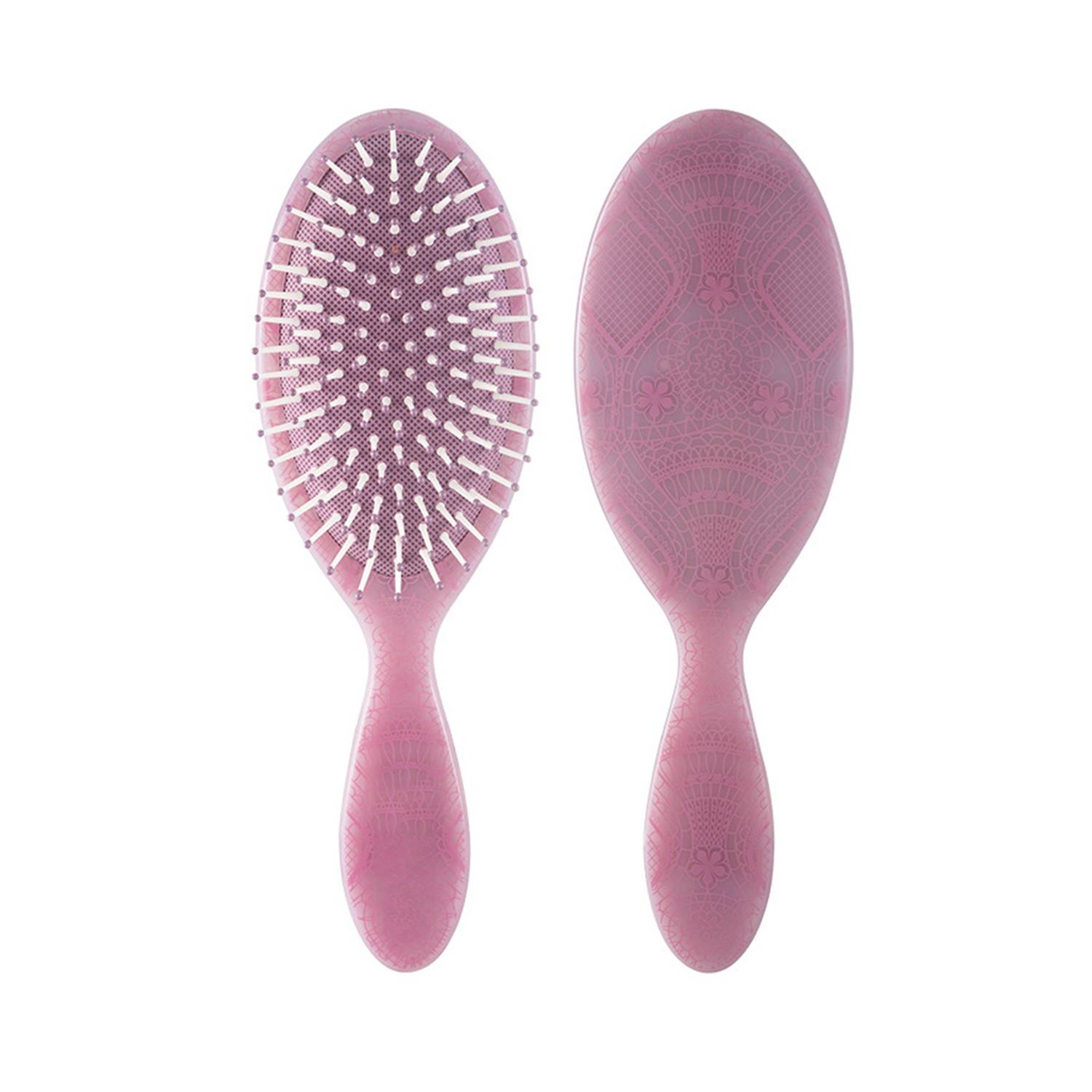Totem Print Oval Hair Brush - Women's Massage Comb 4
