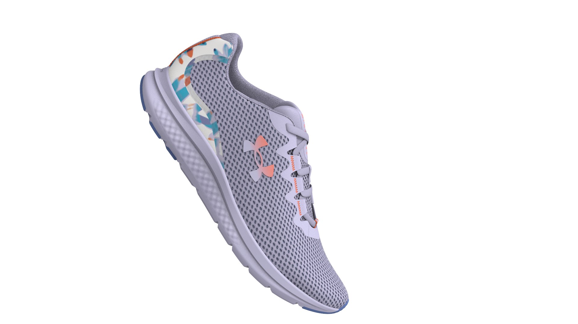 Women's UA Charged Impulse 3 Printed Running Shoes 1