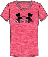 Women's UA Tech Twist Script Short Sleeve  5