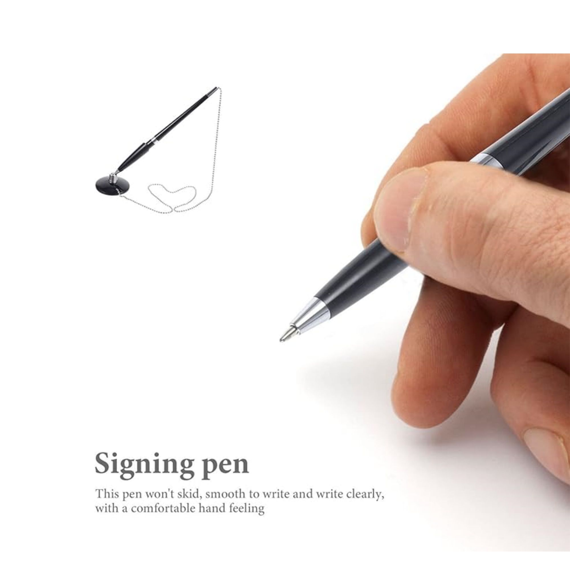 Ballpoint Pen With Chain Security 5