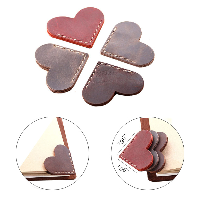 Mini Corner Leather Bookmark 2