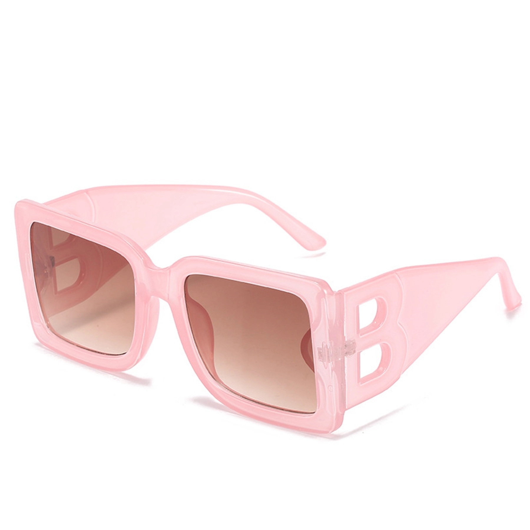 Oversized Big B Man Rectangle Sunglasses 8