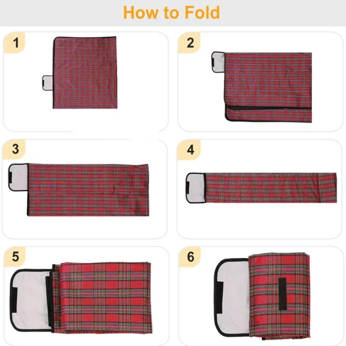 Outdoor Foldable Waterproof Picnic Blanket Camping Mat Pad 3