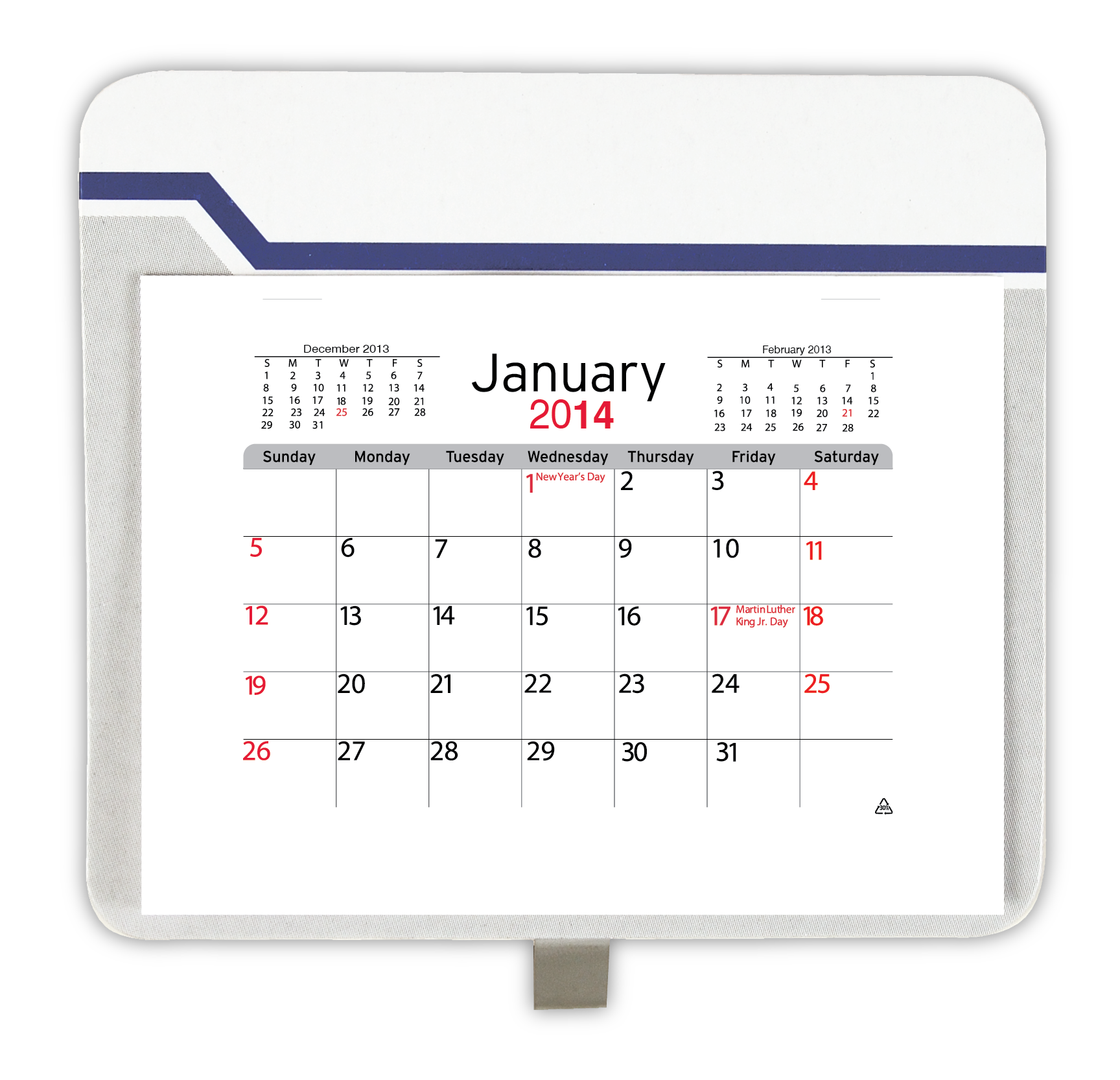 Large Car/ Truck Visor Calendar (5"x4.5") 2