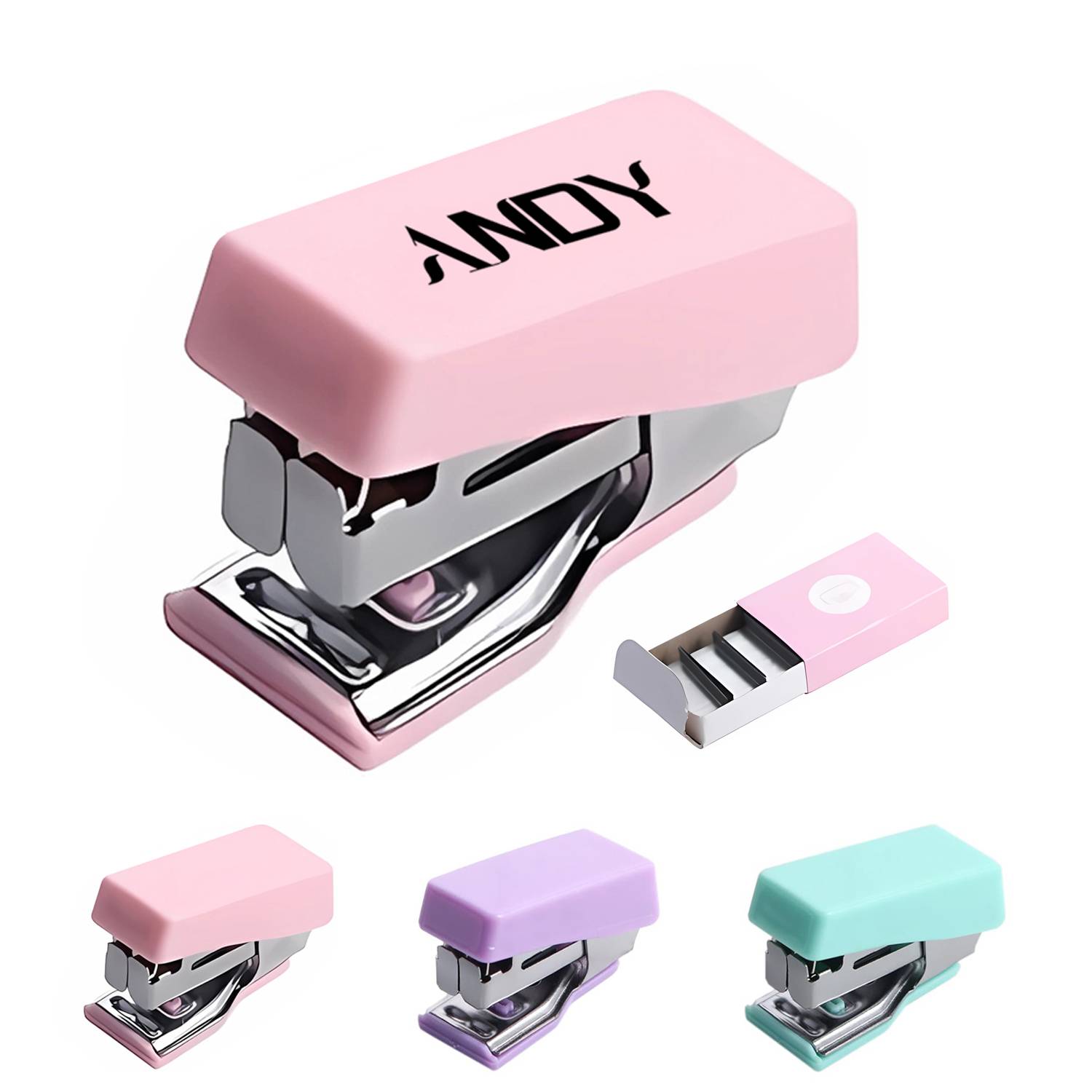 Office Portable Mini Stapler with Staple 6