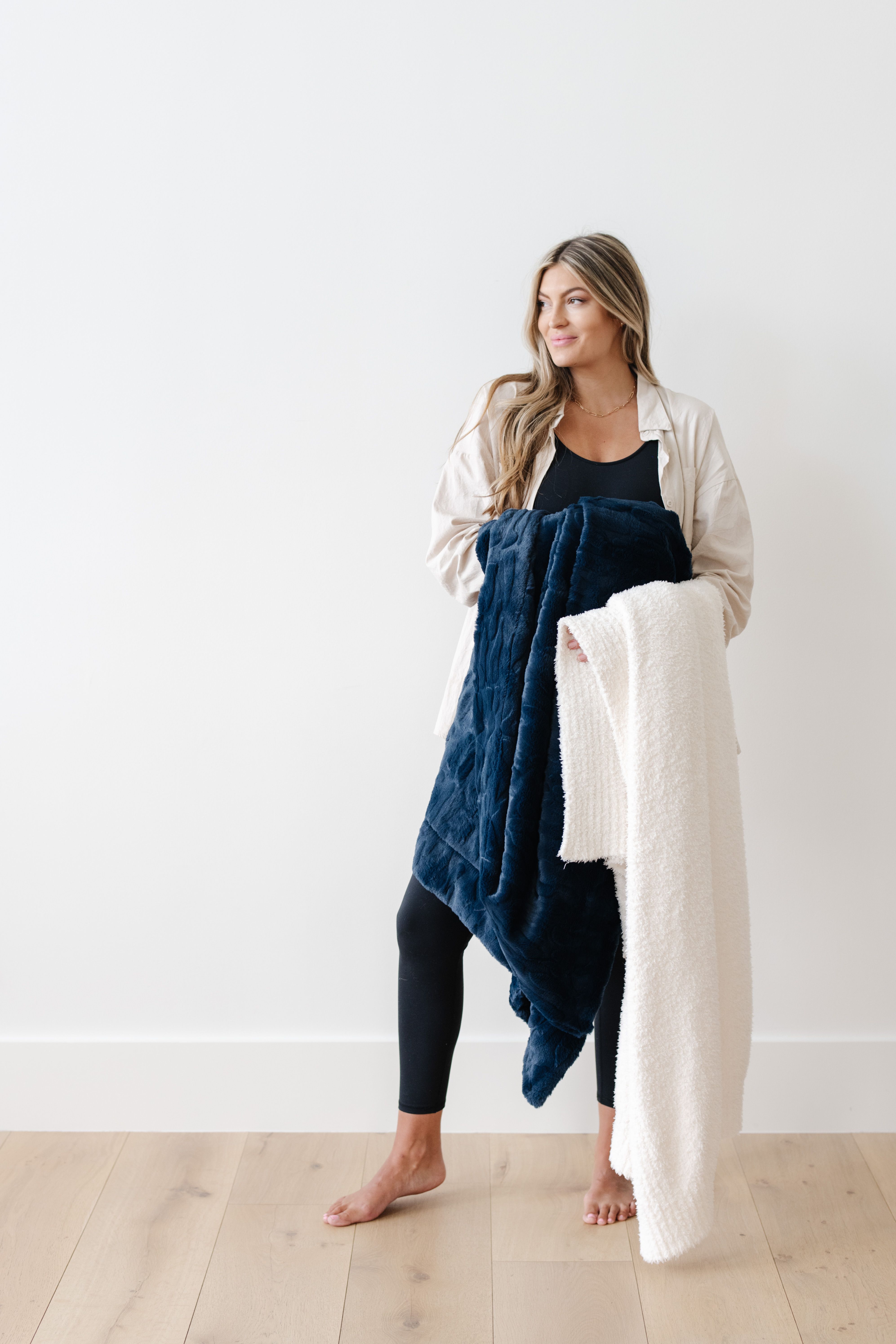 Patterned Faux Fur Zippered Midnight-XL Luxury Blanket (60x80) 2