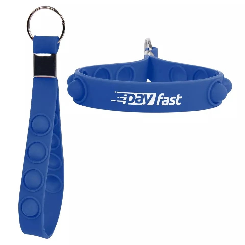 Silicone Push pop keychain 5