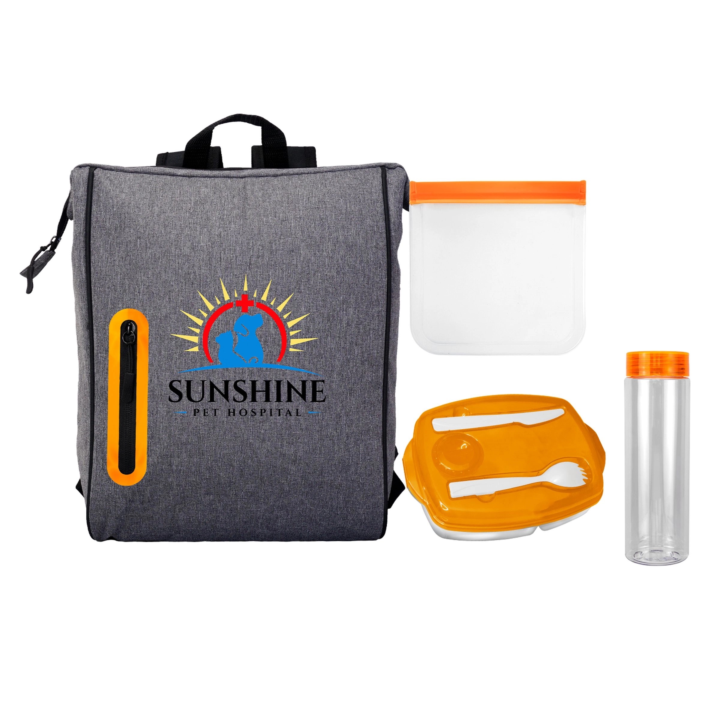 Locking Lid Sandwich & Drink Oval Lunch Cooler 16
