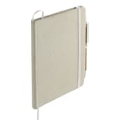 5" x 7" Organic Cotton Bound Notebook w/Pen 10