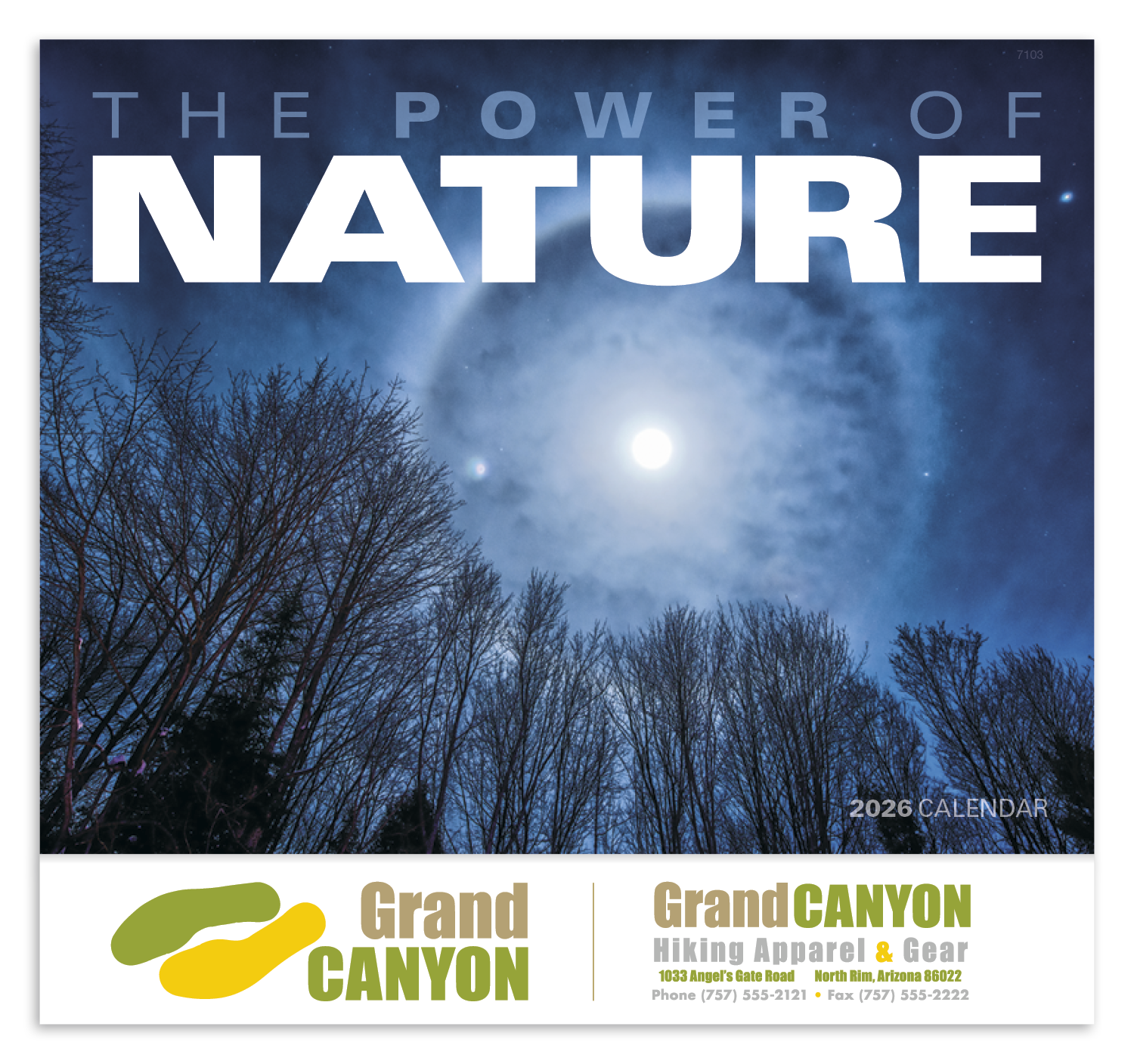 Good Value™ The Power of Nature - Stapled Calendar 64