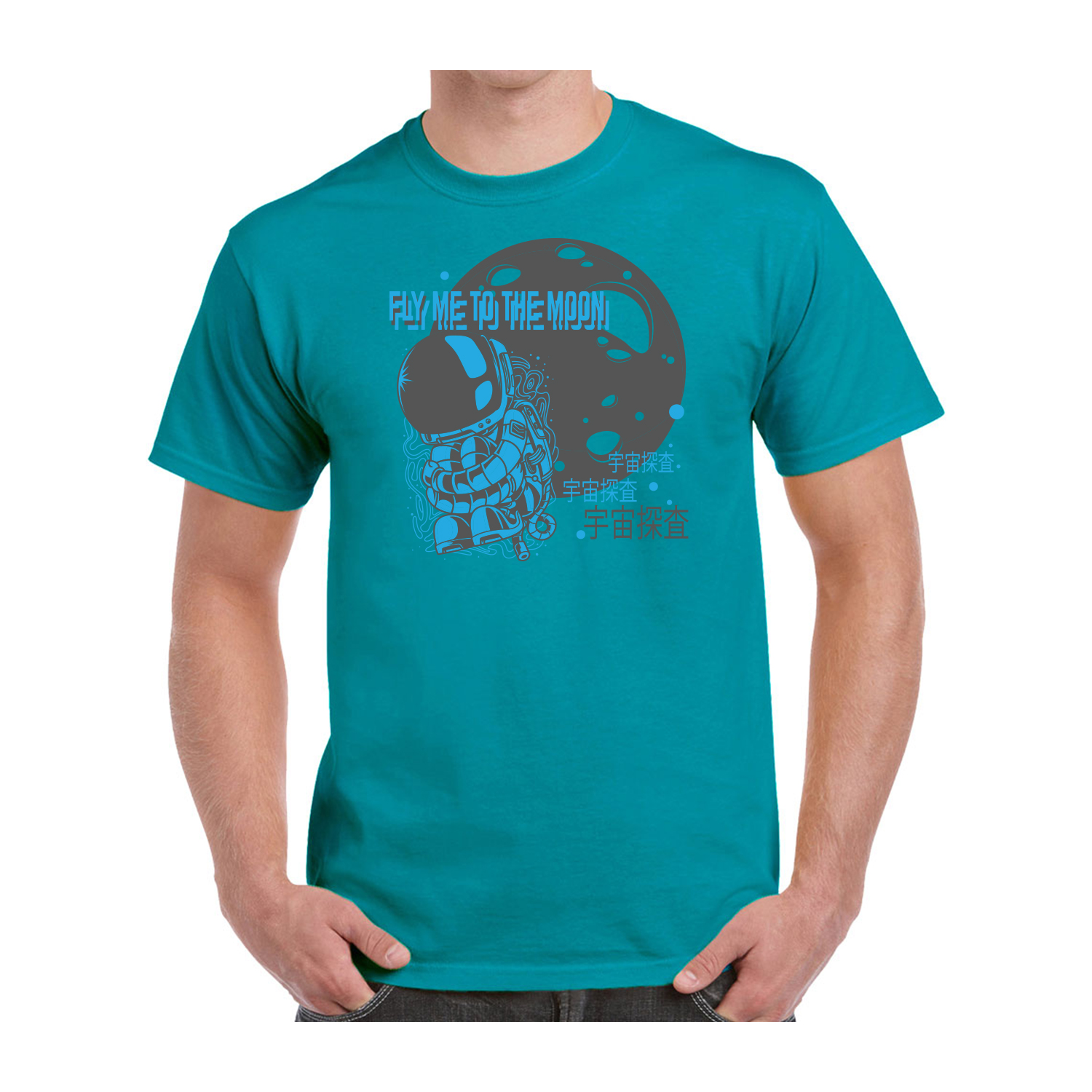 Gildan™ 5.3 oz Cotton Pre-Shrunk T-Shirt (2 Color Imprint) 16