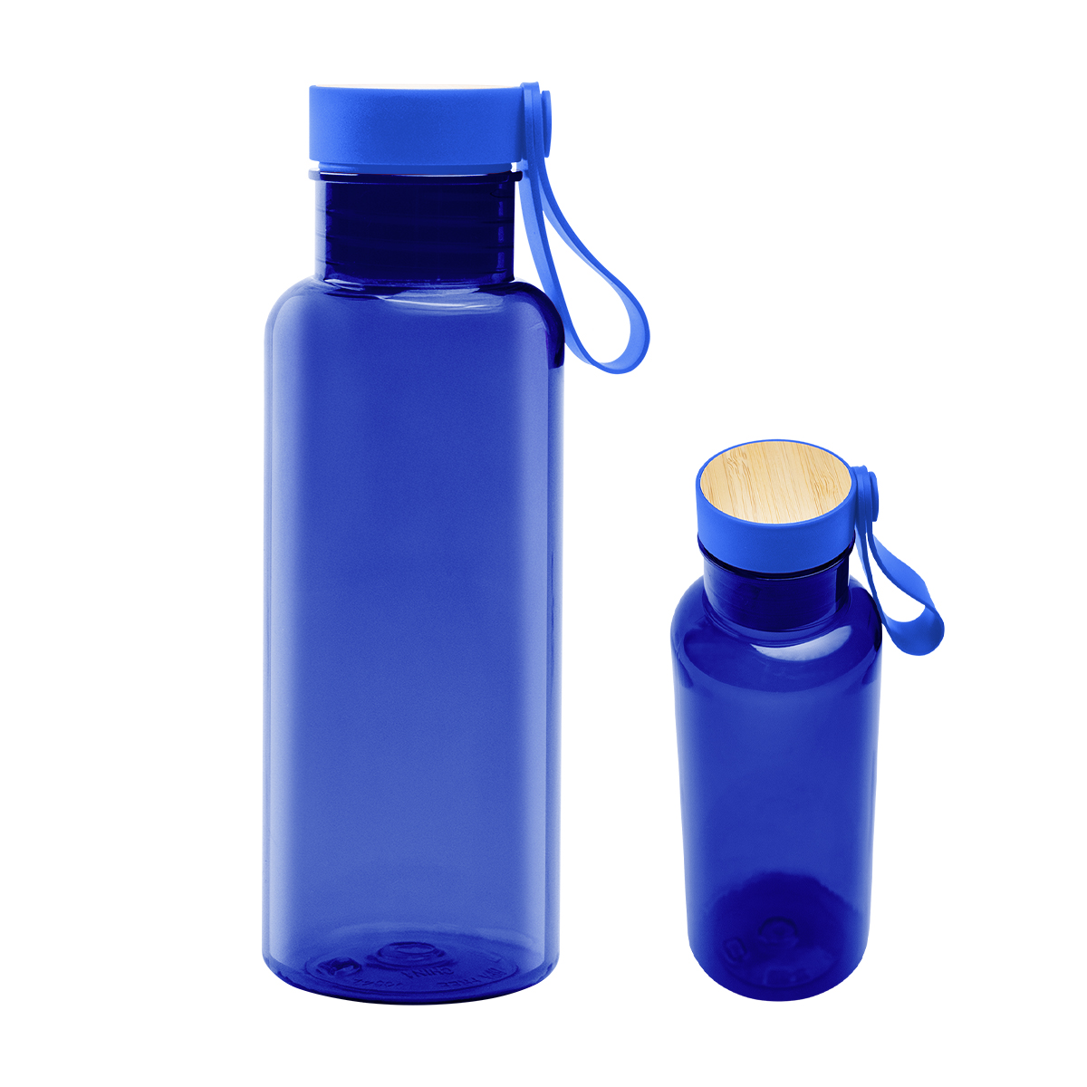 20 Oz. Case rPET Bottle with Bamboo Accent Lid and Silicone Easy Carry Handle 5