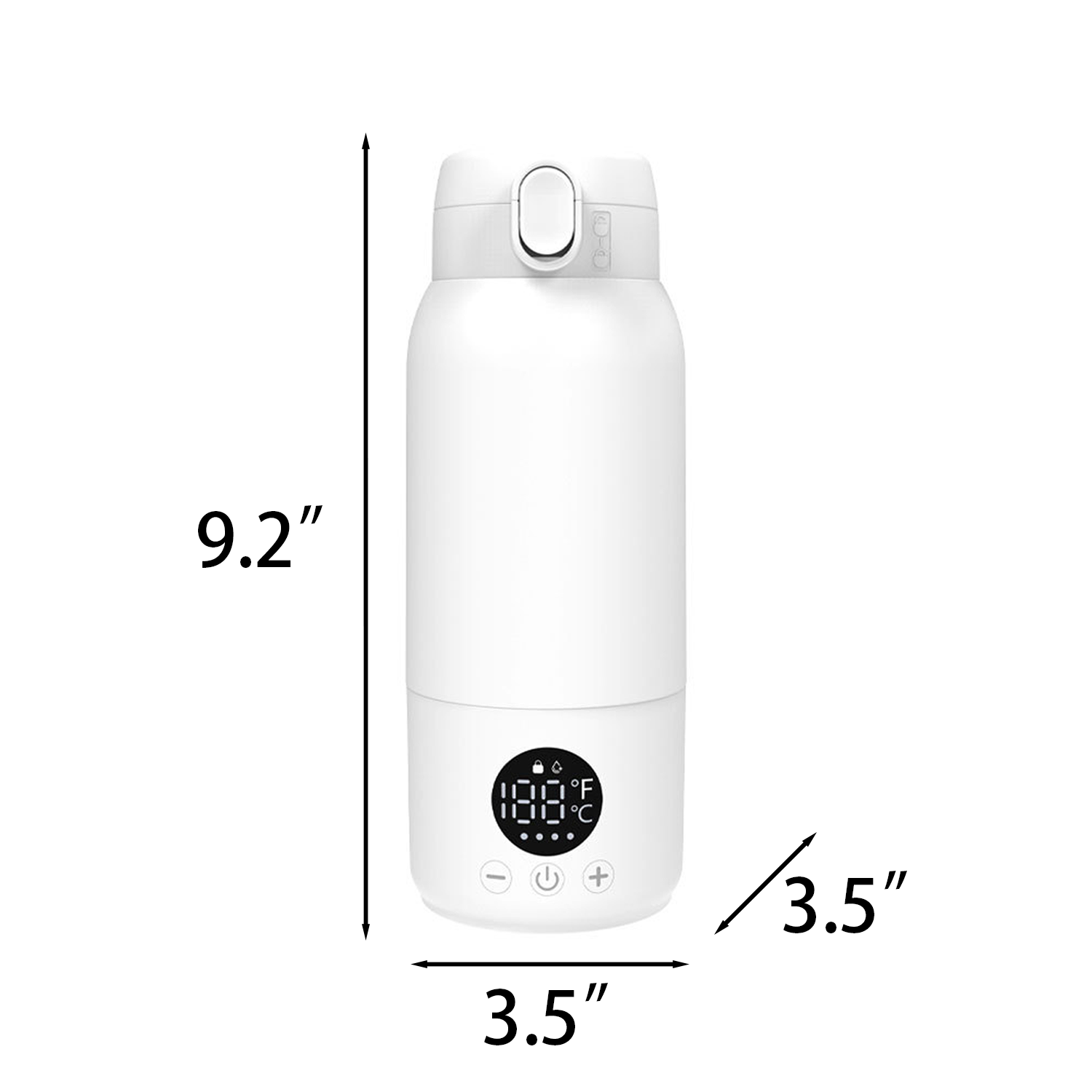 17 oz Rechargeable Baby Milk Warmer with Temperature Display 6