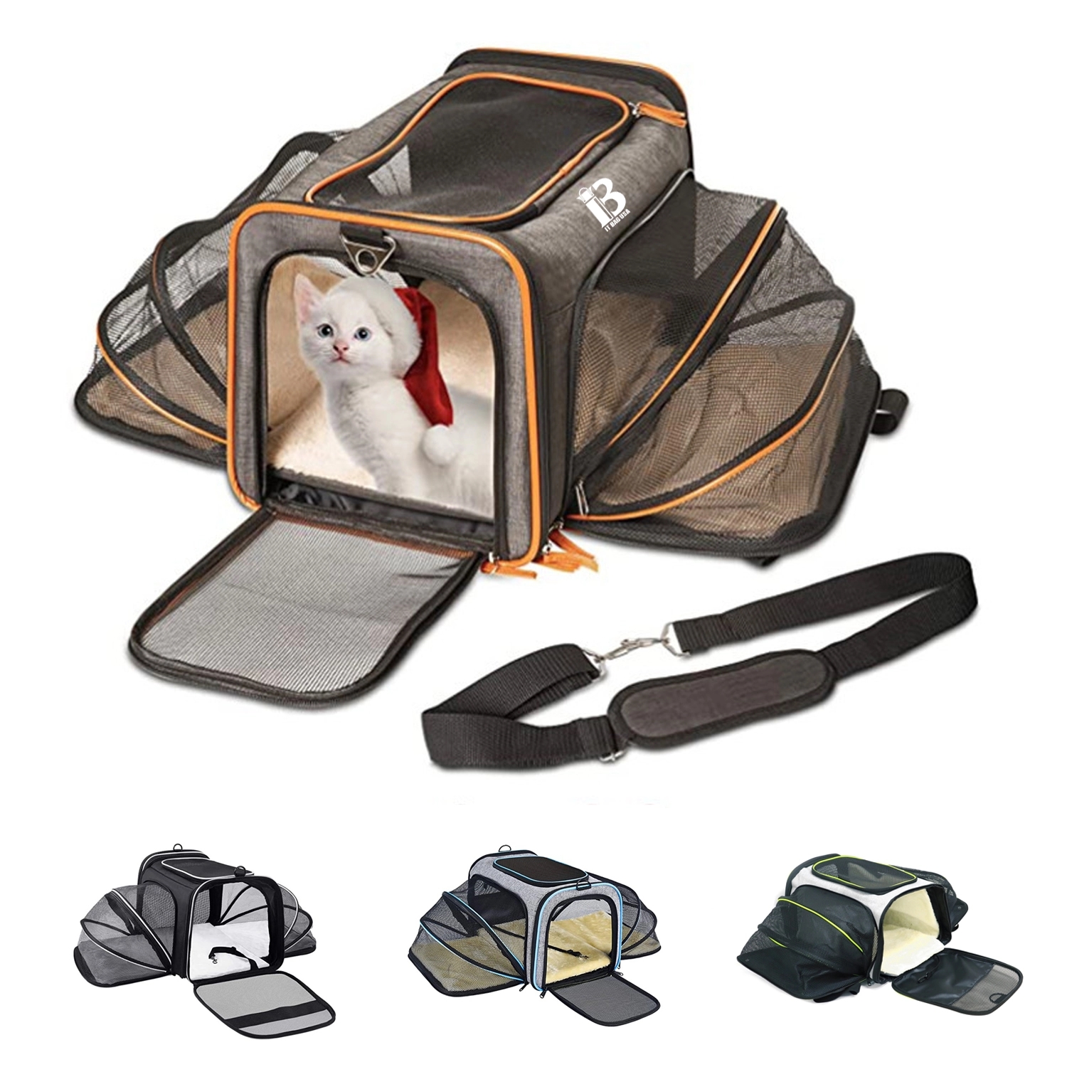 Expandable Pet Carrier Travel Bag 1
