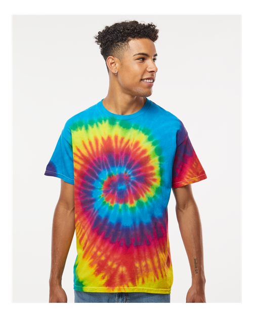 Unisex Multi-Color Tie-Dyed T-Shirt - 1000 126