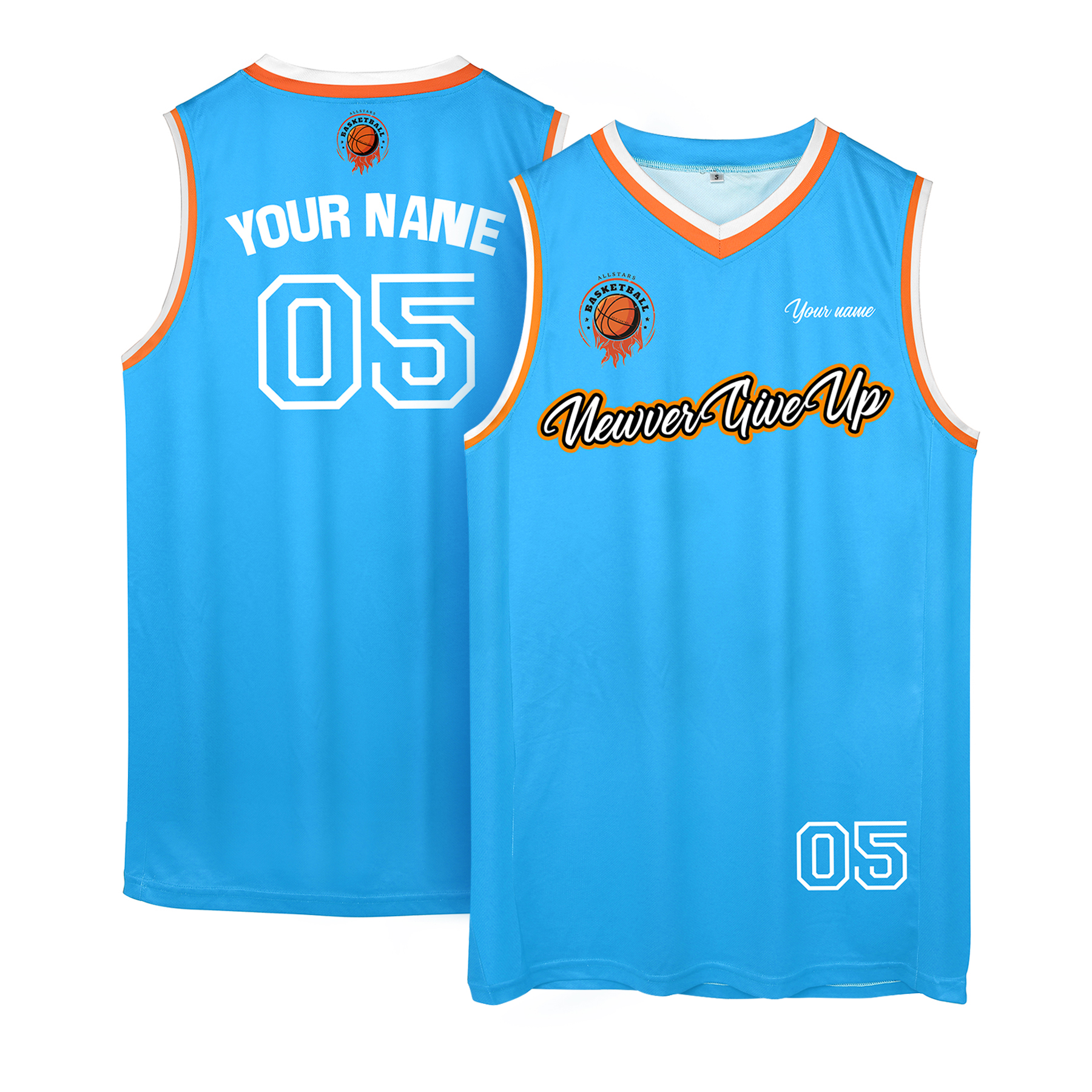 Custom Performance Personalized Basketball Jersey (Full Color Dye Sublimated) 2