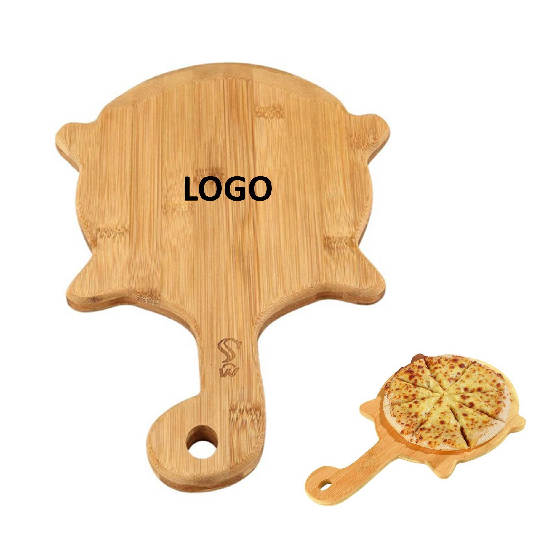 Creative Bamboo Pizza Cutting Board 2