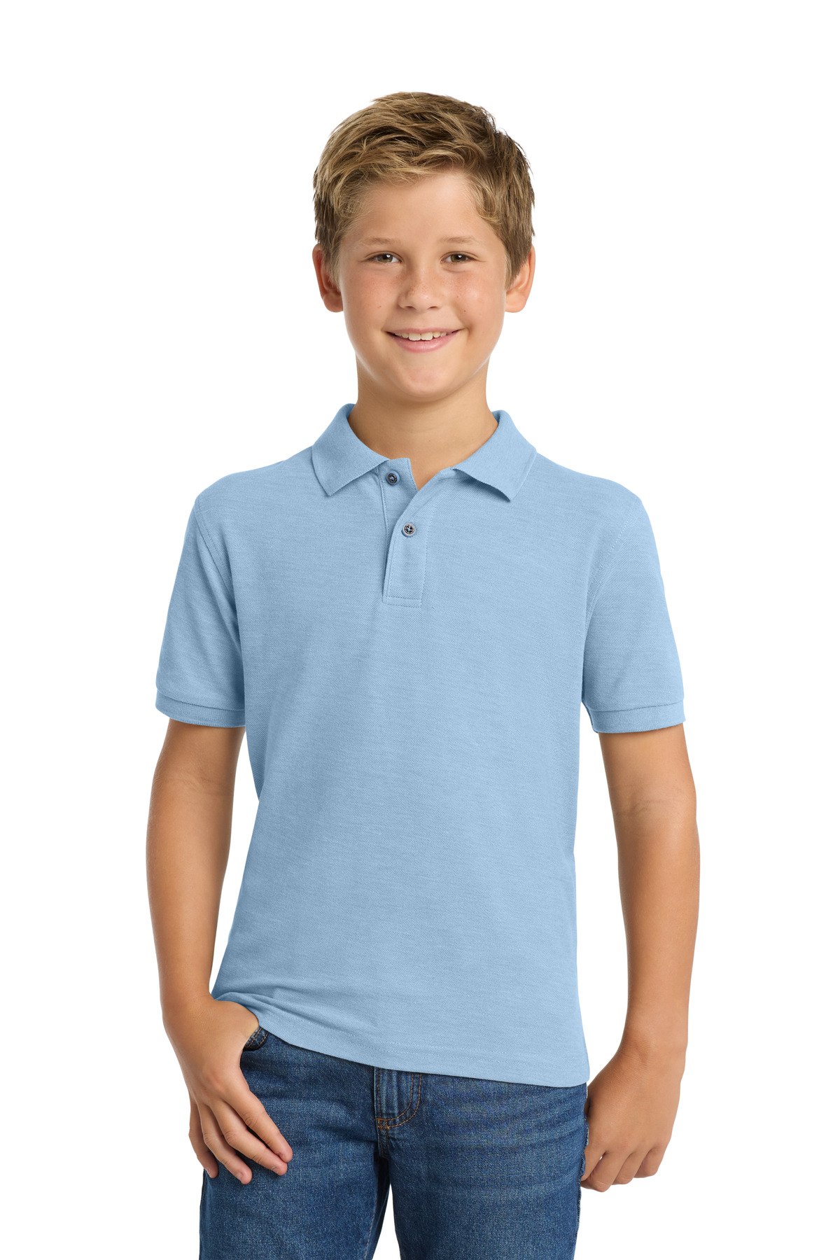 Port Authority Youth Silk Touch Polo. Y500 87