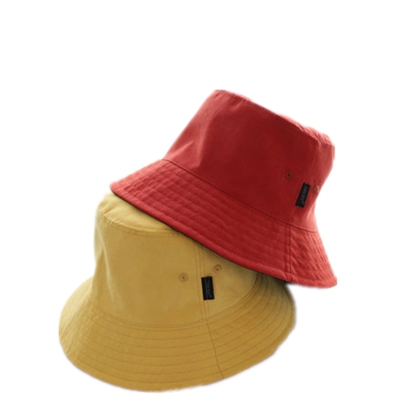 Cotton Flat Bucket Cap with Air Vent 2