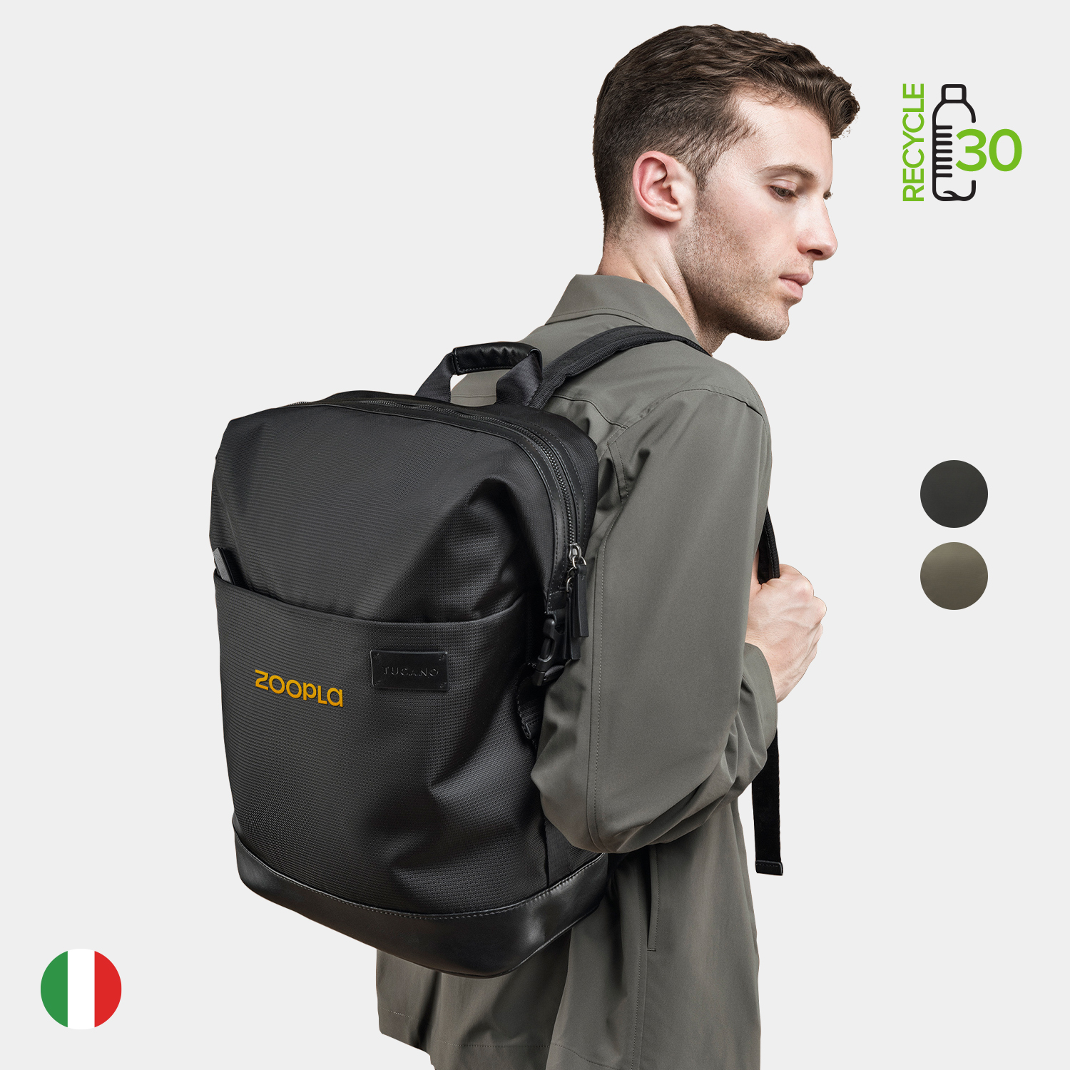 TUCANO® - Italy MODO PREMIUM Recycled Executive Backpack 9