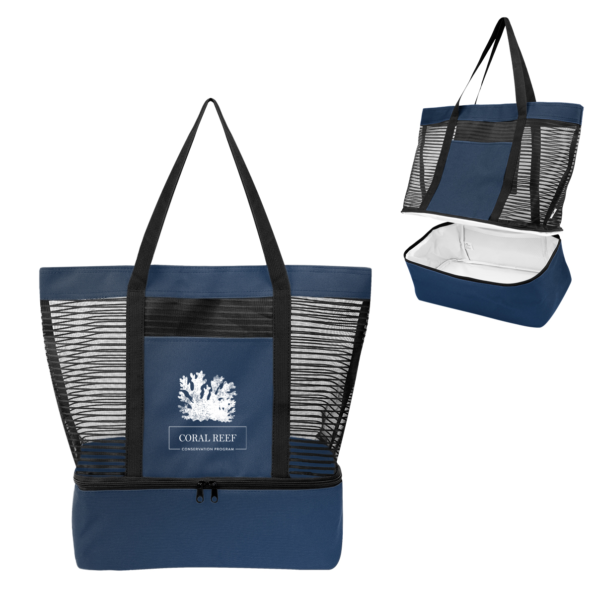 Marley rPET Mesh Tote Bag With Cooler 22