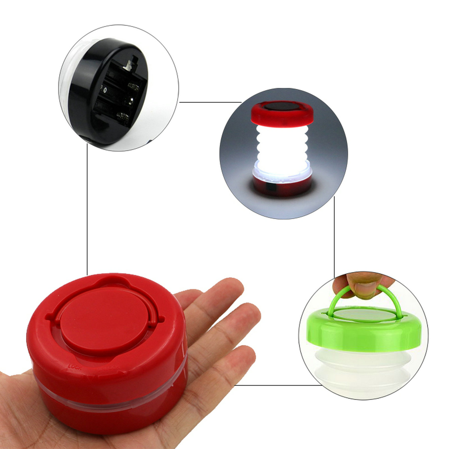Mini Retractable LED Camping Lamp 1