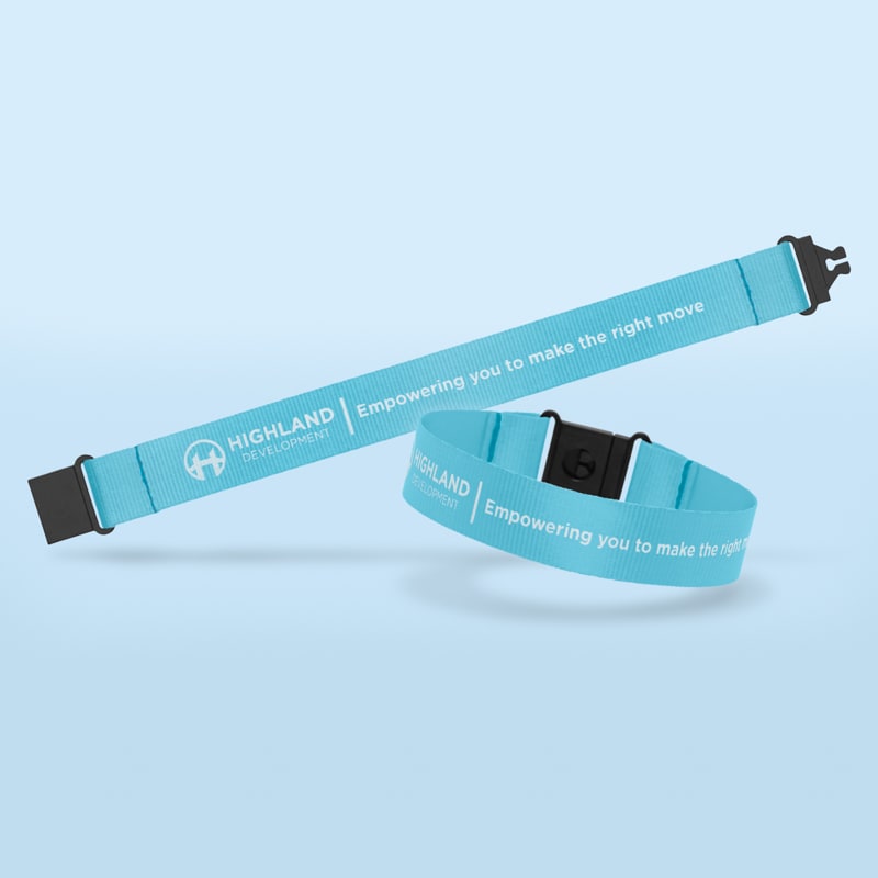 Custom Breakaway Polyester Wristbands 40