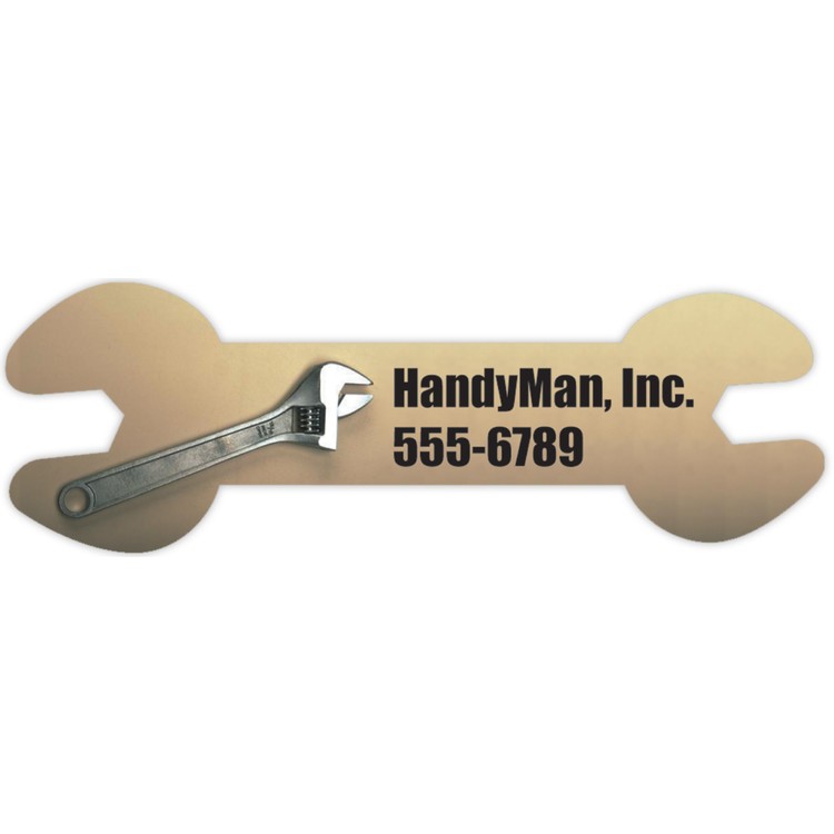 Vinyl Label (1.375"x4.125") Wrench Shape