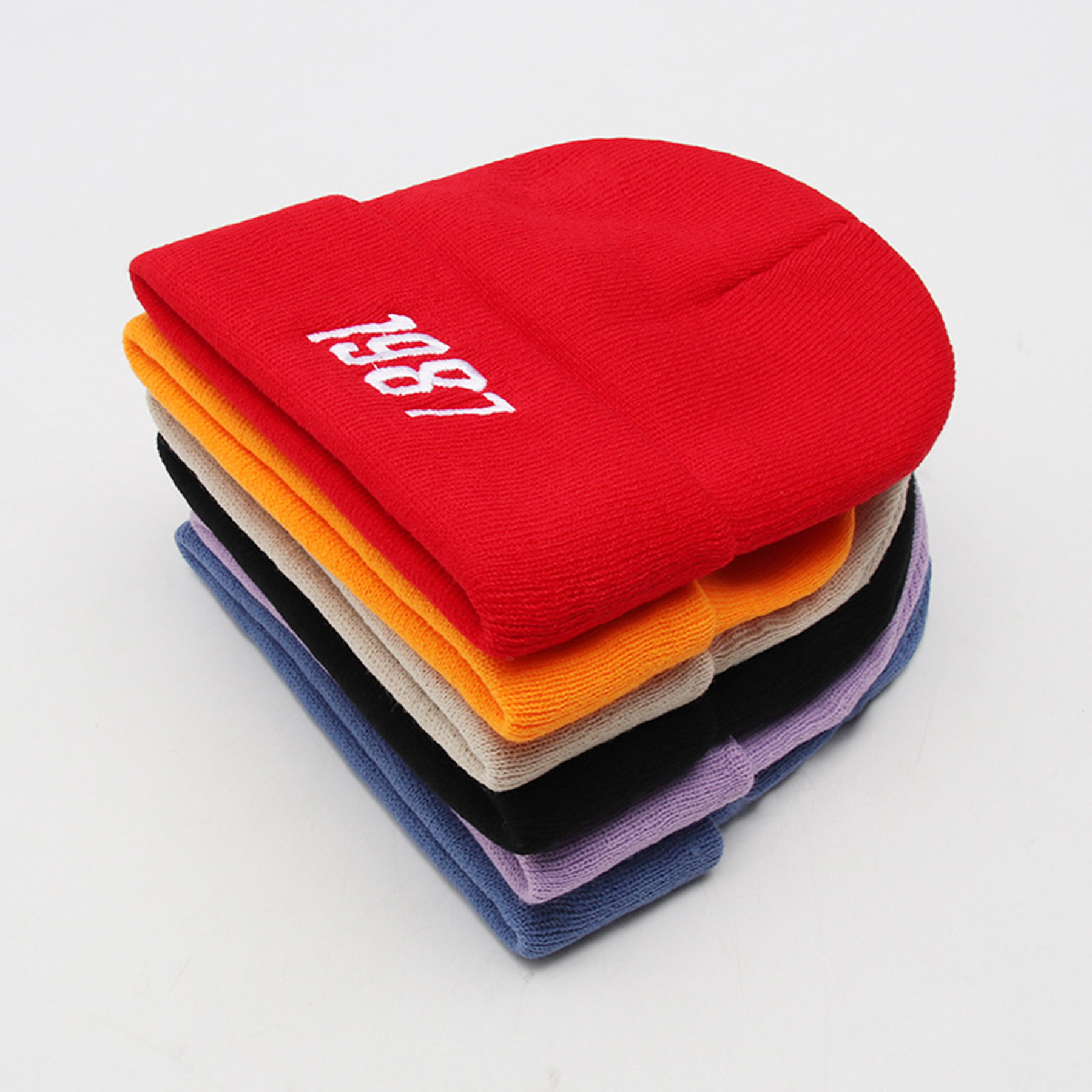 Knit Beanie with Reflective 2