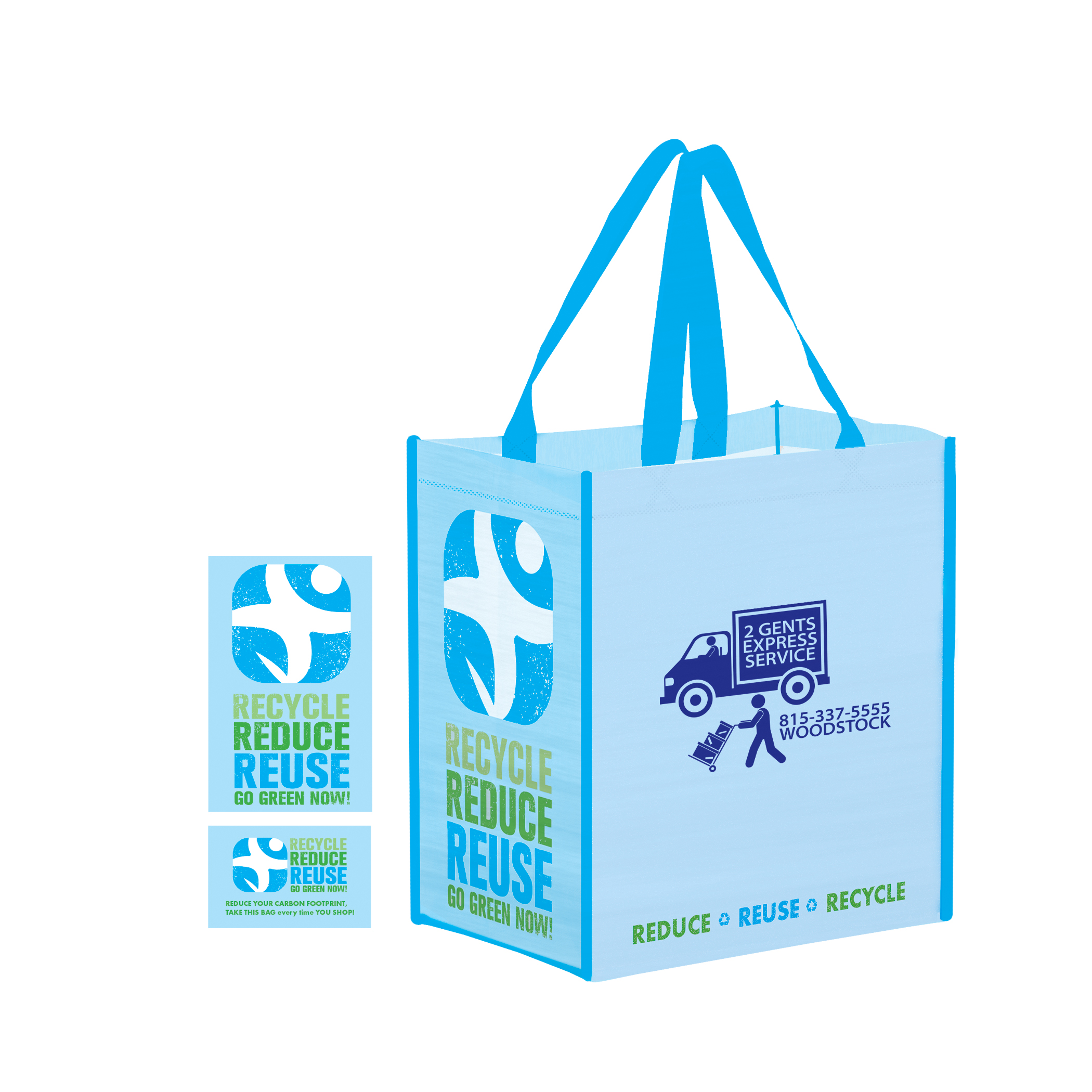 100% R.P.E.T. Laminated Bag w/stock design 2