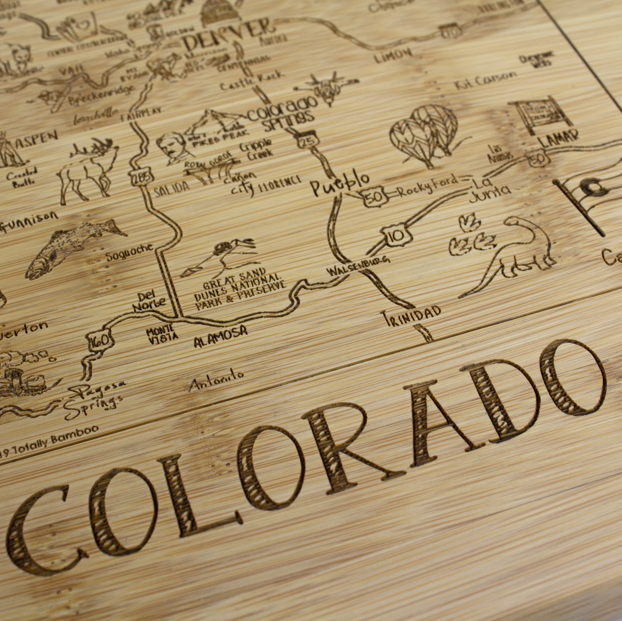 A Slice of Life Colorado Serving & Cutting Board 6