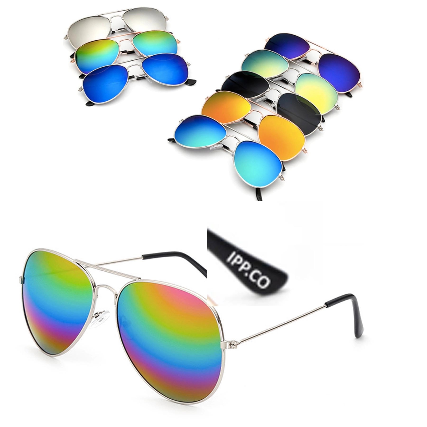 Fashion Colorful Reflective Sunglasses 2