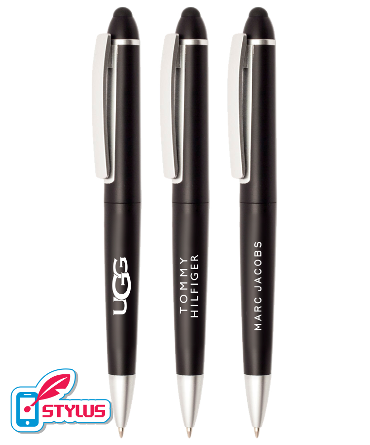 Union Printed - Flushing - Twister Pen with Stylus Tip 3