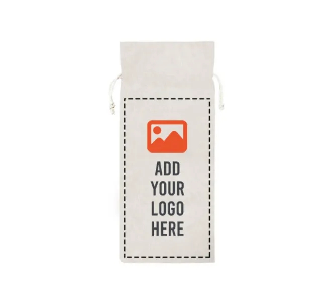 Canvas Wine Bags - Printed, custom tote bag with logo imprint 2