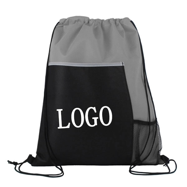 Non-Woven Pocket Drawstring Sports Pack 7