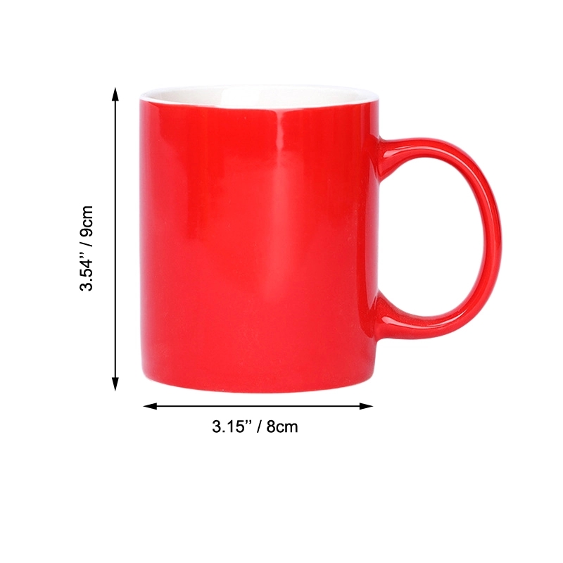 11 oz. Glossy Ceramic Coffee Mugs 11