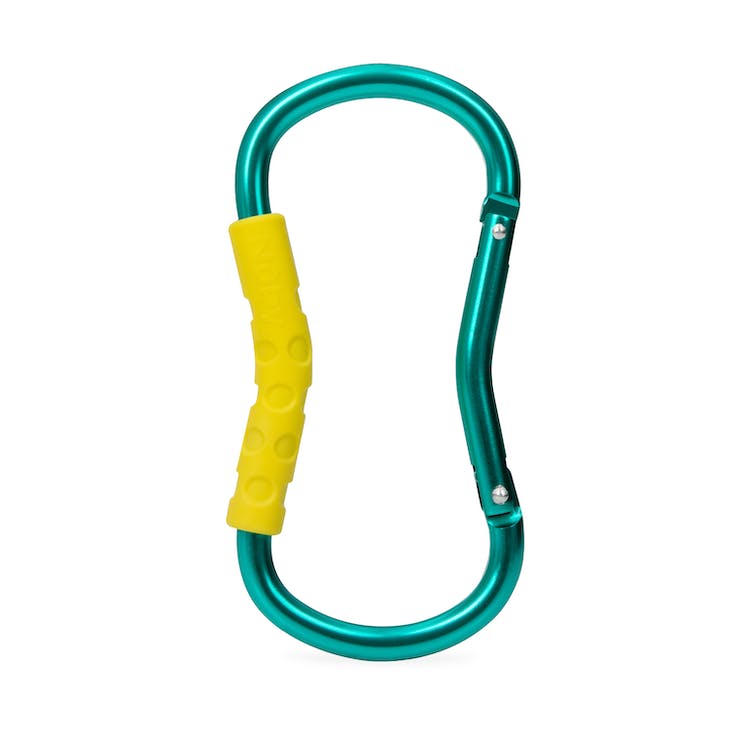 Nuby Handy Hook Stroller Clips - Large Soft Grip Assorted 1