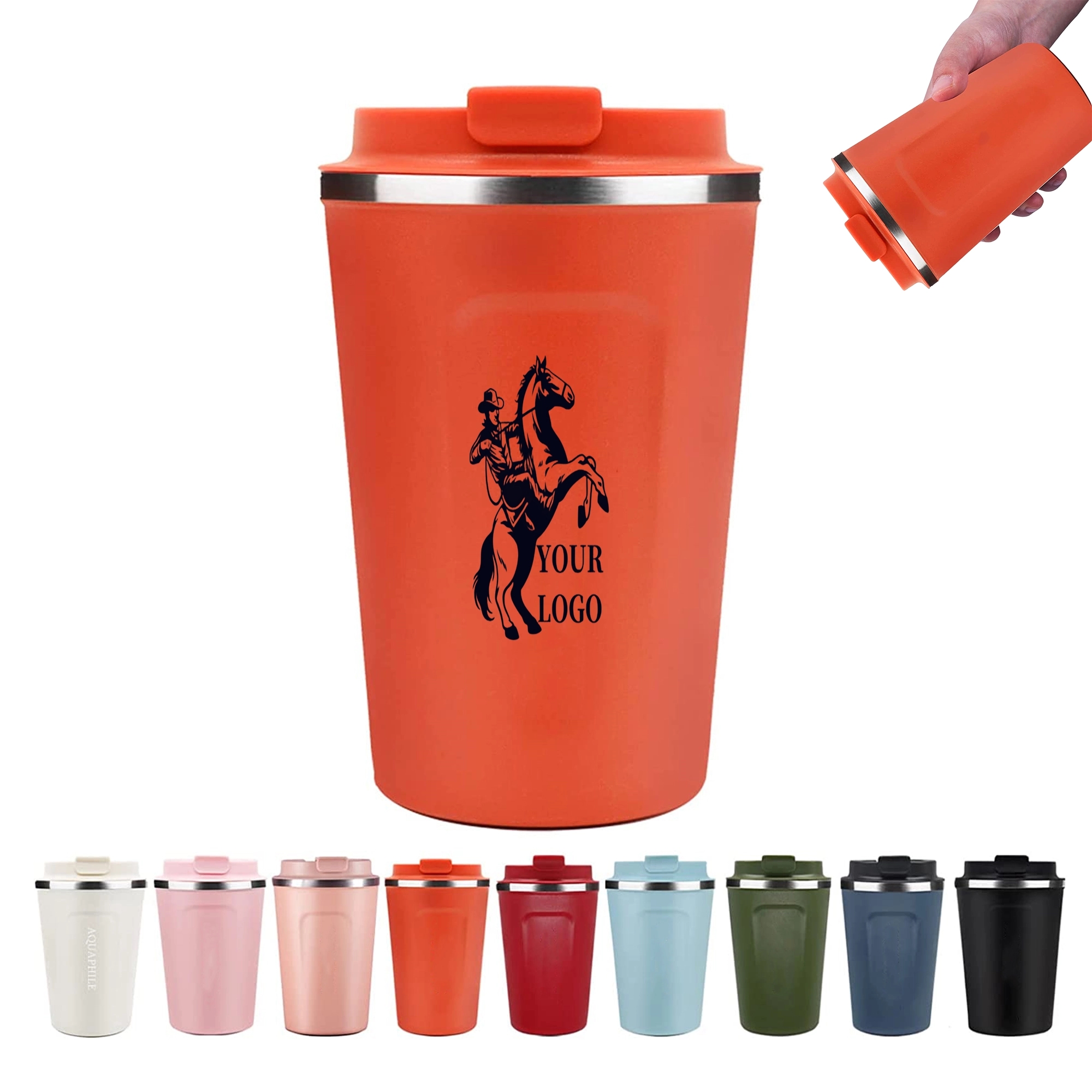 Stainless Steel Coffee Cup Insulated Car Travel mug 4