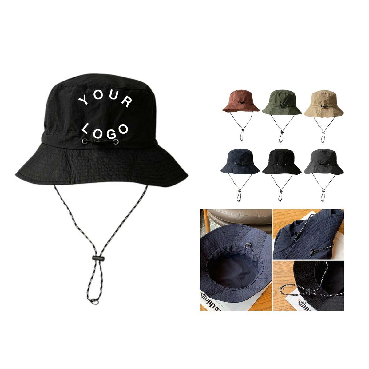 Waterproof Hiking Hat Foldable Nylon UPF 50+ 1