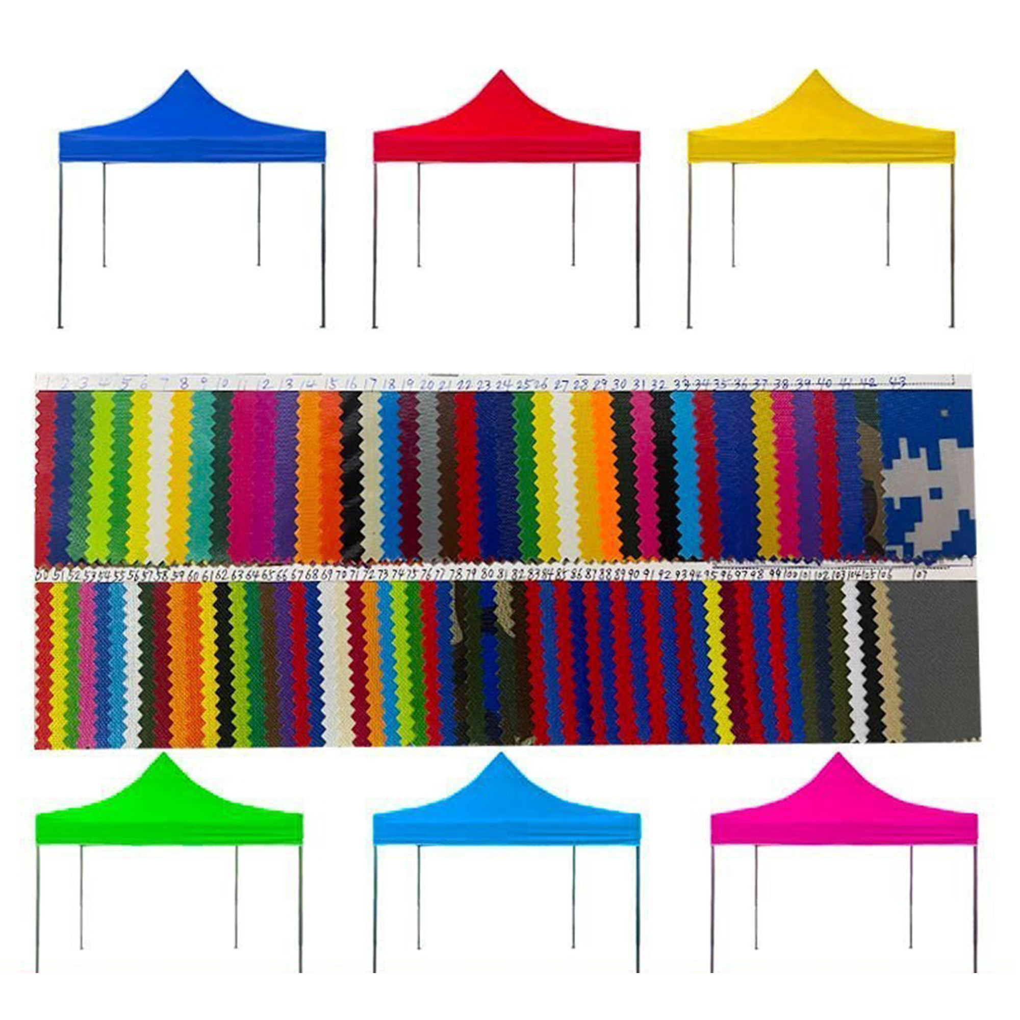 10' Custom Printed Standard Pop up Tent Kit 1