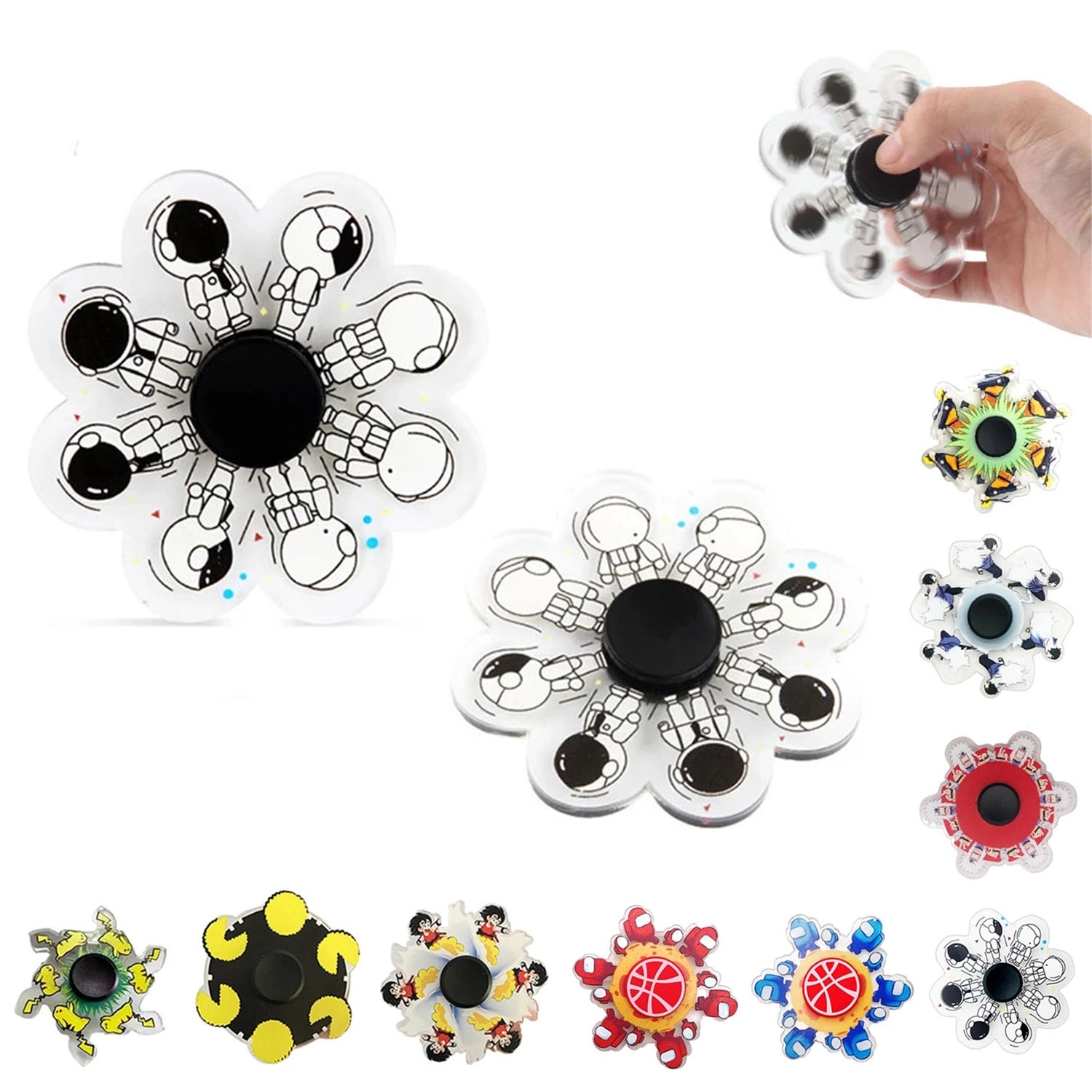 3D Run Animated Acrylic Fidget Spinner 2