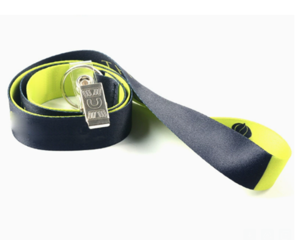 1" Lanyard with Bulldog Clip 1
