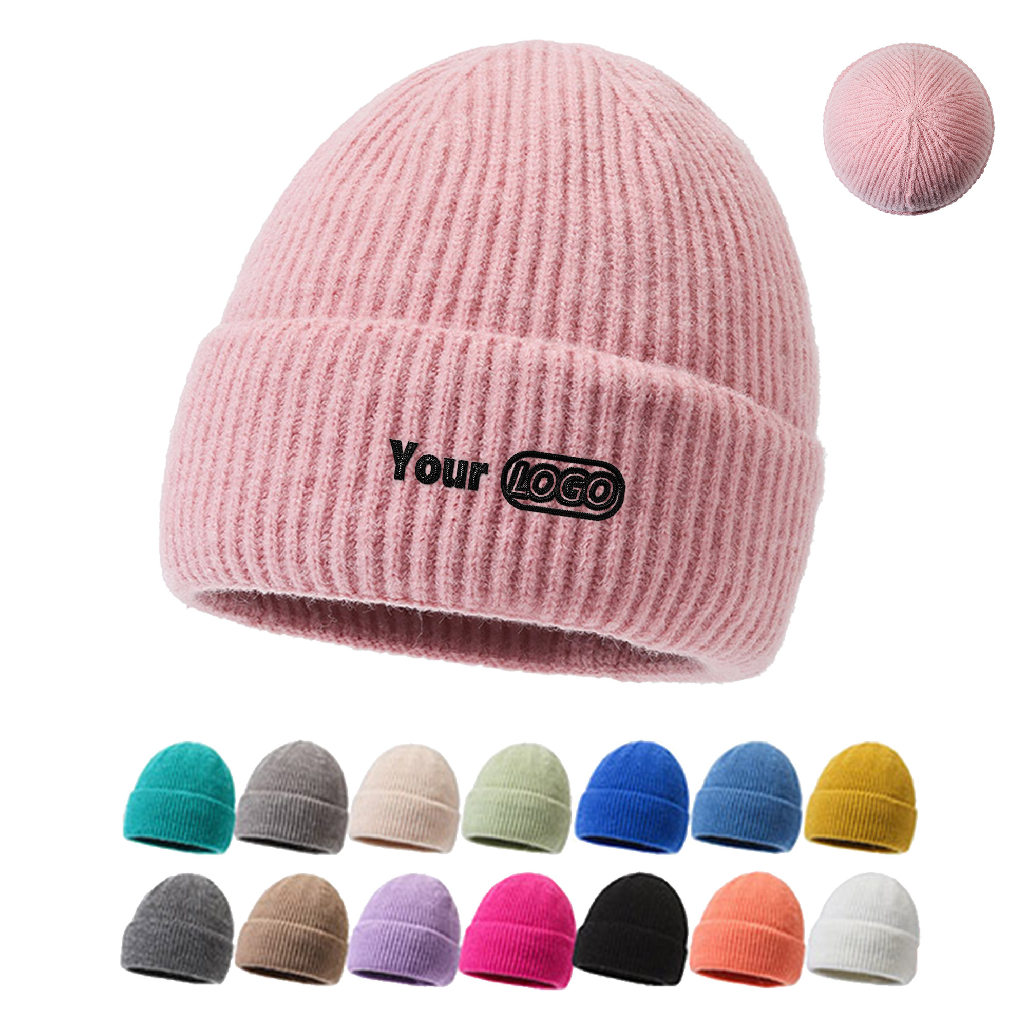 Personalized Solid Color Beanie 3