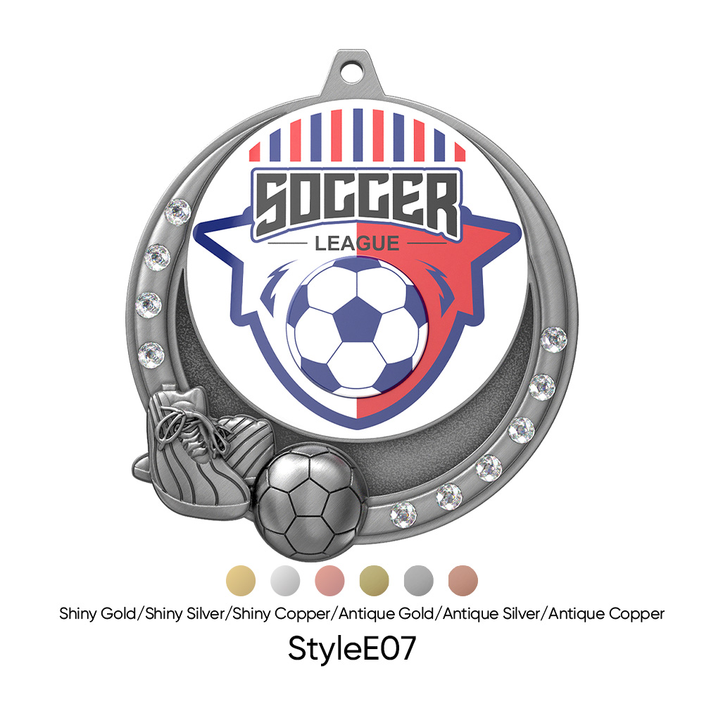 2" UV Printed Soccer Medals 20