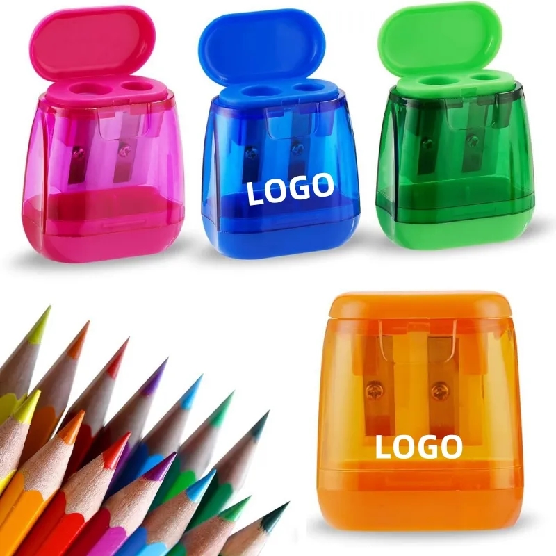 Plastic Double-Hole Pencil Sharpener 1