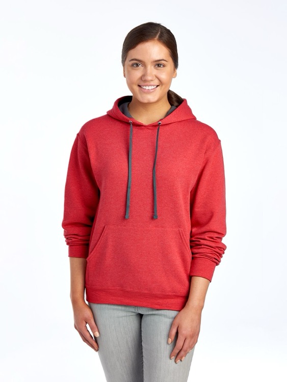 FRUIT OF THE LOOM Sofspun™ Unisex Hooded Sweatshirt, custom hoodie or sweatshirt with logo imprint 7